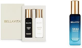 Bella Vita Luxury Ceo Man & White Oud Unisex Combo With Tonka Agarwood & Orange Woody Pack Of 2 20 Ml Each Skai Aquatic Unisex Liquid Eau De Cologne