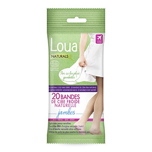 LOUA BIO BANDAS DEPILATORIAS PIERNAS 20 UNIDADES, 1 count (Pack of 20)