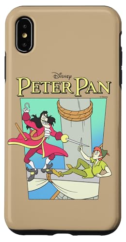 Coque iPhone XS Max Disney cadeau idéal Peter Pan et Captain Hook