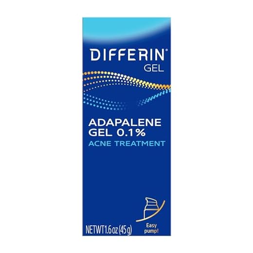 Acne Treatment Differin Gel, 90 Day Supply, Retinoid Treatment for Face with 0.1% Adapalene, Gentle Skin Care for Acne Prone Sensitive Skin, 45g Pump