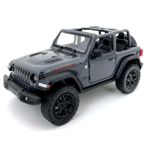 Jeep Wrangler Rubicon 2018 1:43 Gris Convertible