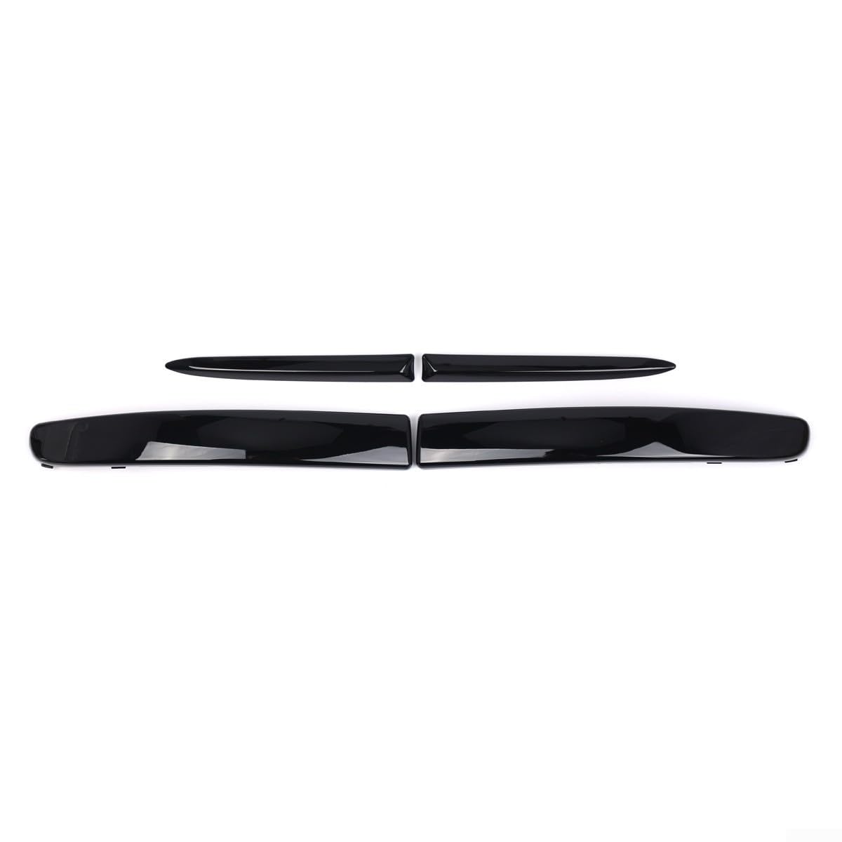 Set di modanature per paraurti anteriore per Fiat 500 2007-2015, 4 pezzi