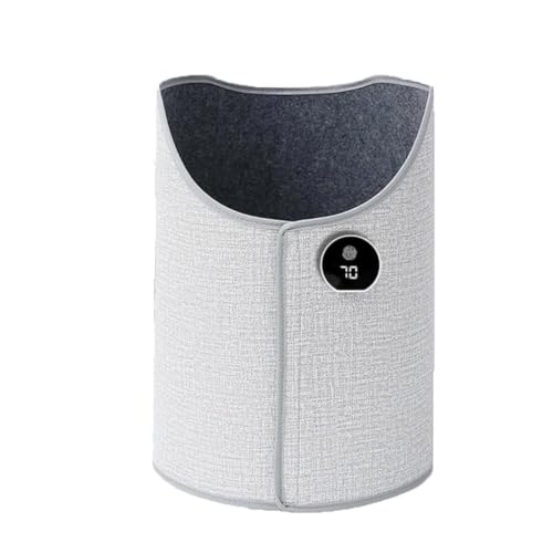 Under Desk Heater, Electric Foot Warmer for Office & Home, Gray | Portable Feet Warmer with Heated Floor Mat, Foot heater with Thermostat and Timer Indoor Use for Foot Leg - image 9