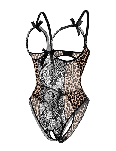 Image of Avidlove Women One Piece Lingerie Sexy Lace Babydoll Mini Bodysuit