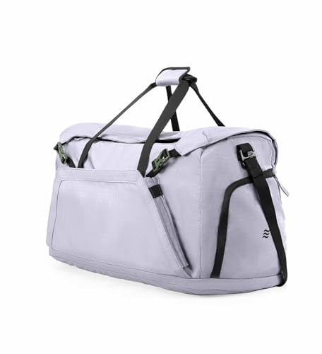 Image of Assembly Duffle Bag for Travelling | Travel Bag for Men & Women with Shoe Compartment for Hiking, Trekking - Durable 600D Ripstop Fabric - Tear-Resistant | 60L | Scape