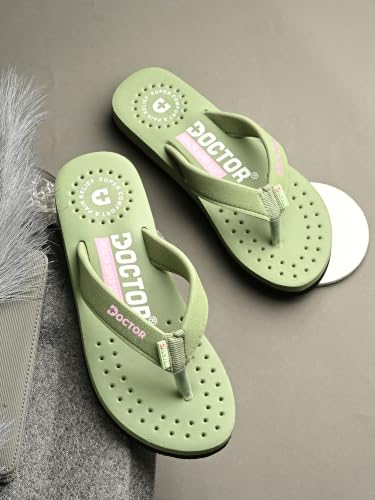 Image of DOCTOR HEALTH SUPER SOFT Women's Orthopedic Sandals And Slippers | Lightweight Anti-Skid Comfort Slides for Heel Pain Relief | Soft Cushion Sole Footwear for Everyday Use