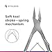 STALEKS PRO EXPERT Handmade 61 NE-61-16 High End Ingrown Nail Nippers 5.12 INCH 16 MM Made in Europe