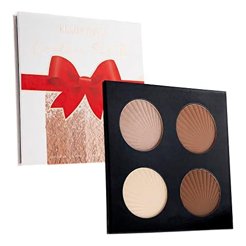 ELLEN TRACY Contour Palette, Full Coverage, Highlight, Illuminate, Light Contour and Dark Contour, Contour Makeup Palette for Women and Girls Cover