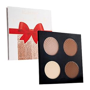 ELLEN TRACY Contour Palette, Full Coverage, Highlight, Illuminate, Light Contour and Dark Contour, Contour Makeup Palette for Women and Girls
