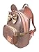 Loungefly Disney Minnie Mouse Pink Rose Metallic Womens Double Strap Shoulder Bag Purse