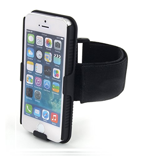 Iphone 5/5S Armband Case (Not For Iphone 5C) By Goodshells – For Running And Sports (Hard And Black) #TOP1