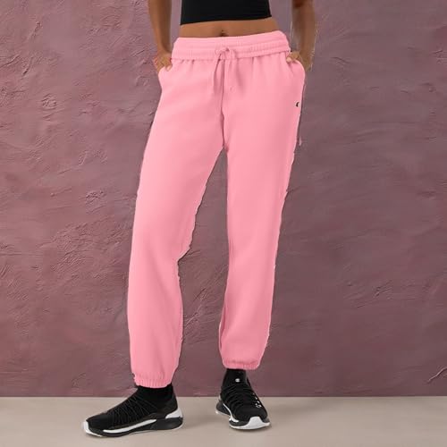 Champion Calça de moletom feminina, mistura potente, calça de moletom grande, moletom confortável pa