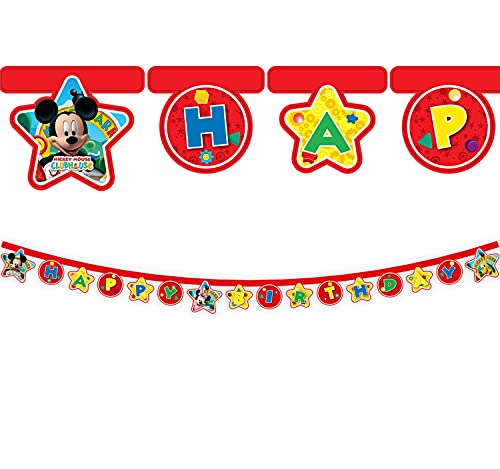 Festone lettere buon compleanno Topolino Disney