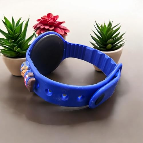 Image of Waterproof Digital LED Slim Round and Square Touch Colourful Display Wrist Watch for Boys & Girl's Stylish Kids Birthday Gift Digital Watch Combo of 2 Watches