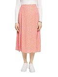 rock blumenmuster kurz Stoff aus reiner Viskose ESPRIT Midirock mit Allover-Blumenmuster