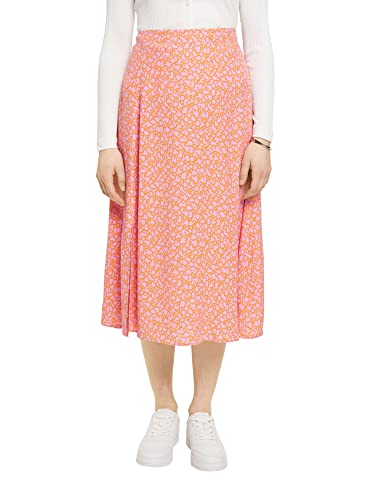 ESPRIT Midirock mit Allover-Blumenmuster