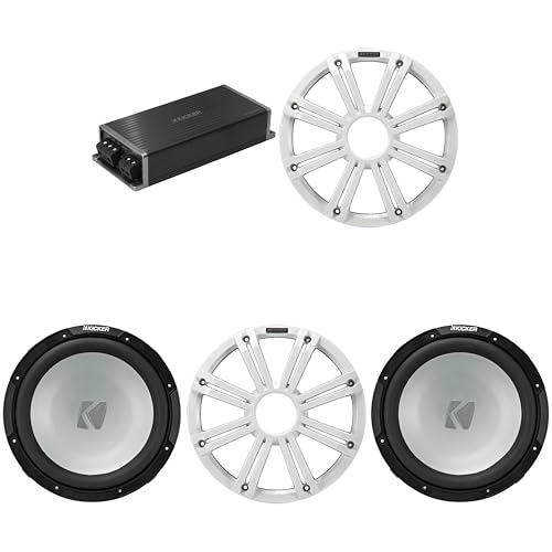 Kicker Marine KPX500.1 Powersports Amp & (2) 12
