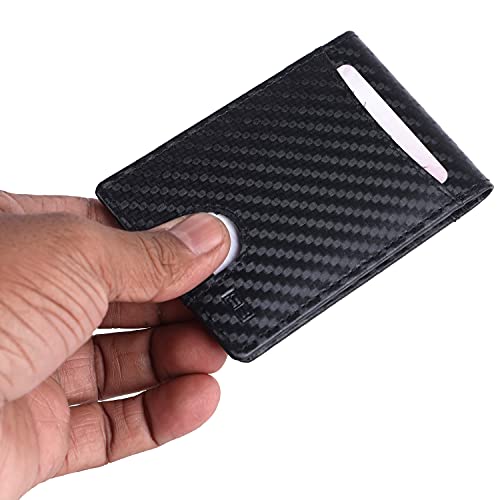 Image of Brooklyn Bridge Bifold Credit Card Holder for Men - Sleek Front Pocket Design with RFID Blocking Technology