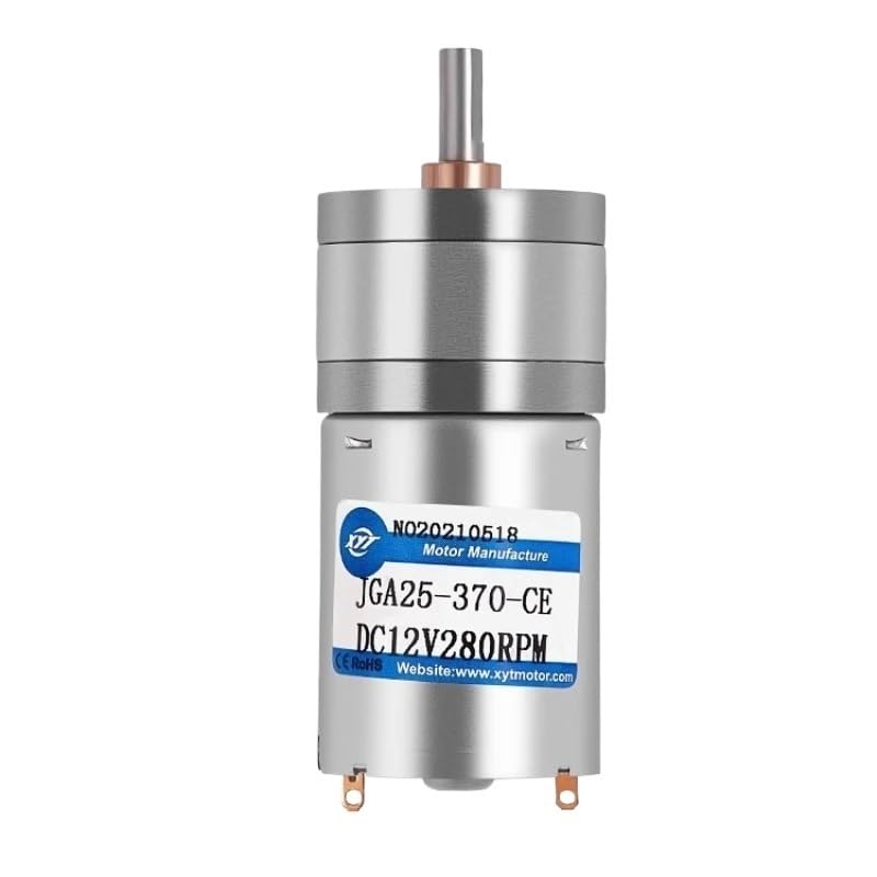 Moteur à engrenages miniature JGA25-370 6V motoréducteur CC 35 tr/min couple élevé