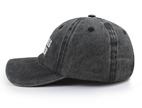 Image of Trucker Hats for Men Women, Funny Gag Gifts Joke, Classic Adjustable Mesh Baseball Cap Snapback Hat Black