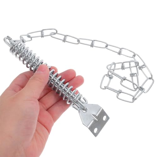 Cadena de seguridad para puerta de acero inoxidable resistente y anticorrosión 5