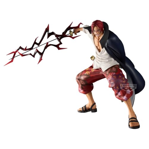 Banpresto Figurine d'action Shanks One Piece - Grandista - Special Edition 22 cm - PZ69681P - Multicolore - Figurine à Collectionner - Idéal pour Les Fans d'Anime