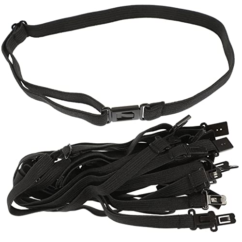 GLSTOY Comfortable Elastic Bow Tie Straps 10 Pack Bow Tie Elastic Band for Men Women Party