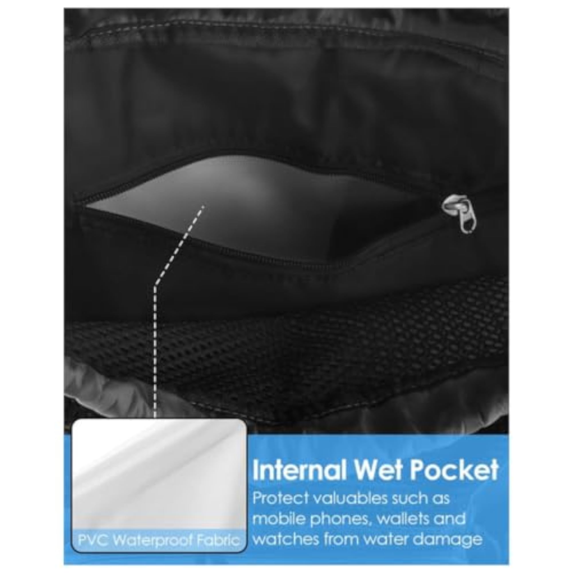 Mesh Drawstring Backpack for Travel and Gym