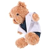 Adorable peluche de docteur : son image de docteur, à la fois mignonne et charmante, ne manquera pas de faire sourire. c'est un cadeau idéal ou un objet de collection parfait. peluche de docteur, peluche d'infirmière