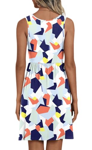 Image of CATHY 2026 Womens Casual Dress Summer Sleeveless Dresses V Neck Wrap Sexy Sundress with Pockets S-2XL