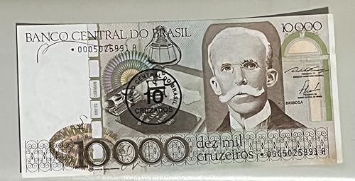 Billet Brésil 10 Cruzados monnaie ancienne 1986 C177a P-203ar collection
