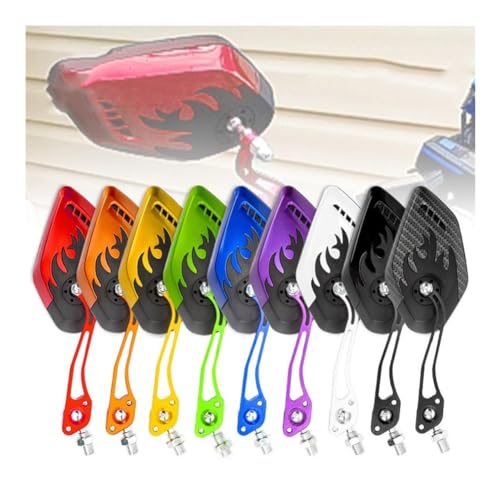 Espejo retrovisor universal moto accesorios manillar rosca 8mm 10mm 2