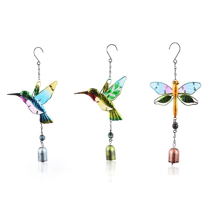 ZMDMAH Lot De 2 Attrape-Soleil Colibri En Acrylique - Décoration Fenêtre Jardin Intérieur
