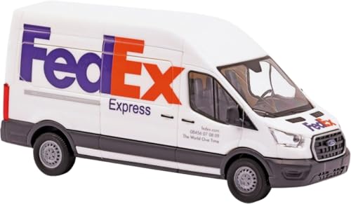 Ford Transit 2014 FedEx camionnette miniature HO pour diorama de centre-ville