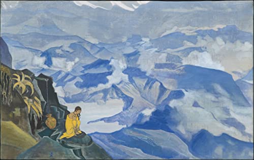 Art Moderne Impression Gouttes de vie Nicholas Roerich pour Salon Contemporain