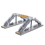 di passerella fai da te: multiuso, questa mini passerella può essere utilizzata per decorazioni di scene di vita in miniatura, lavori fai da te, ecc., di passerella