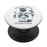 Konnichiwa Dumpster – Gracioso mapache con kimono