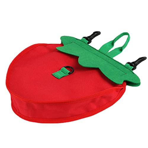 feno chinchila, Sacos alimentação coelho morango, Saco armazenamento grama com 2 furos para coelho p