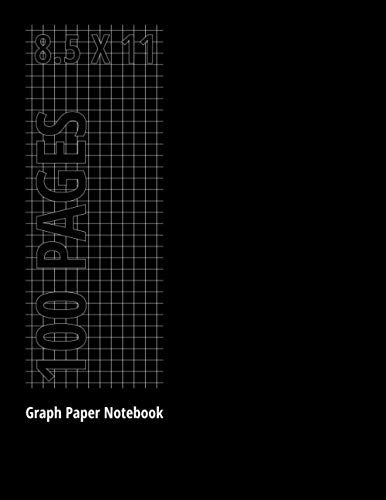 Graph Paper Notebook 8.5 x 11: Quad Ruled 4x4 - 100 Pages Composition Notebooks for Math and Science Students