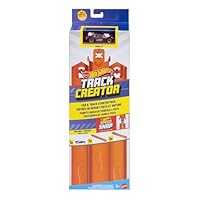 Hot Wheels Spielzeugauto-Trackset, Track Creator Starterset mit Die-Cast-Fahrzeug im Maßstab 1:64, ca. 3 Meter Track-Schnellstecksystem und geformte Tracks mit Zwei Adaptern,JDW43