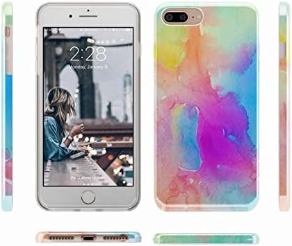 Casely iPhone 6/7/8 Plus Case | Painting in Pastels | Rainbow Watercolor | Classic Ultra Slim Design