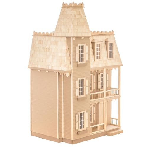 Hobby Lobby Victorian Alison Jr. Dollhouse Kit, 1:12 Scale, 3-Story