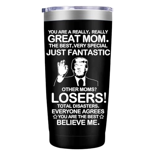 MFGNEH Gifts for Mom from Daughter,Son,Christmas Women Gifts,Birthday Gifts for Mom,New Mom,Grandma,Nana,Wife Women,Funny Mothers Day Mom Gifts,20oz Black Tumbler Mug