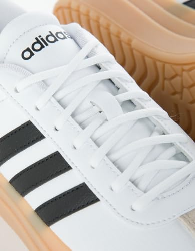 Image of ADIDAS VL Court Bold Womens Platform Shoes, White, 7.5