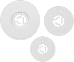 iplusmile Sewing Machine, Thread Stopper, Set of 3, Spool Cap (Large), Thread Stand, Cap, Anti-Shedding, Tangle Prevention, Replacement Parts, For Home Use, Sewing Machine, Sewing Tool, Plastic (White