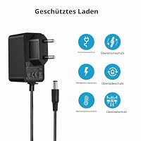 Lonnky 12V 1A DC-Netzteil, 5.5 x 2.1 mm Anschluss, AC 100-240V 50/60Hz, Kompatibel mit LED-Streifen, CCTV-Kameras, WLAN-Routern – Ansicht 6