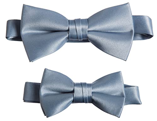 Tuxgear Adjustable Satin Bow Tie for Men Youth Boys Toddlers in Assorted Colors3