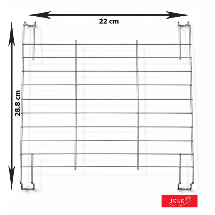 Image of J K b K Grill Stand for Infrared Cooktops - Universal - Stainless Steel - 11.50″ x 8.50″ for Cooktop
