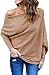 Produktbild Moceal Damen-Sweatshirt für den Winter, Frühling, langärmlig, lässig, mit Rundhalsausschnitt, Weihnachtspullover, Beige L
