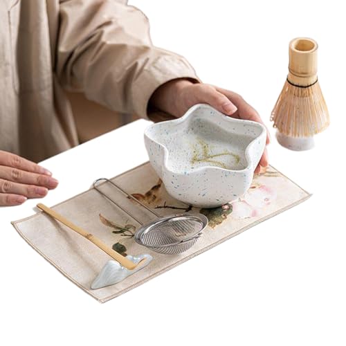 Juego de té | Juego de Herramientas para Preparar té – Ceremonia Tradicional del té para Relajarse en casa y Oficina, meditación, reunión, Fiesta, Yoga, masajes